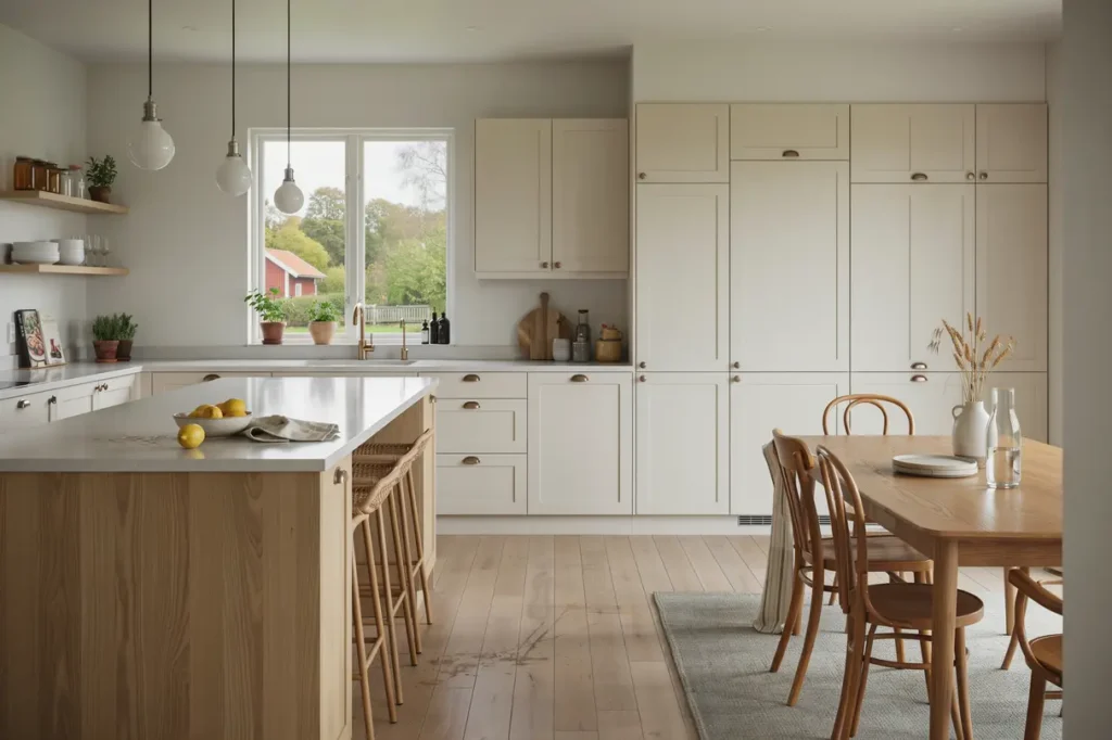 ombyggnad av k k och matplats i villa i vagnh rad